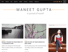 Tablet Screenshot of maneetgupta.com